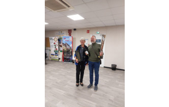 Remise de coupe à Joanna Ferry et Jean-Pierre Furlan