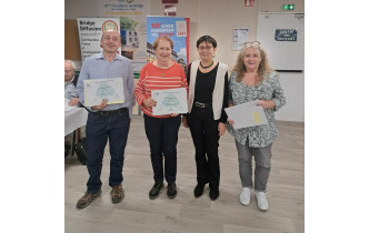 Remise du diplôme d'arbitre à Michèle Chevallier